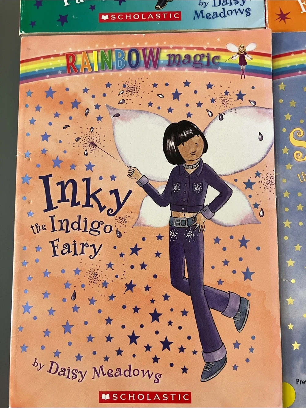 Rainbow Magic Fairy Book Set - Green, Yellow, Orange, Blue